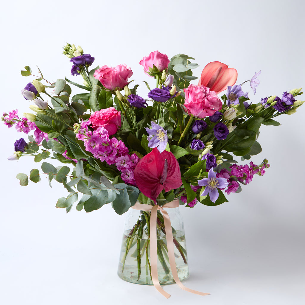 The River Tib (Lisianthus / Clematis / Roses / Anthurium / Stocks)