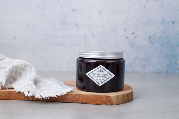 Naked Candle - Pink Pepper and Mandarin (Pink Pepper, green mandarin, plum and orange blossom)