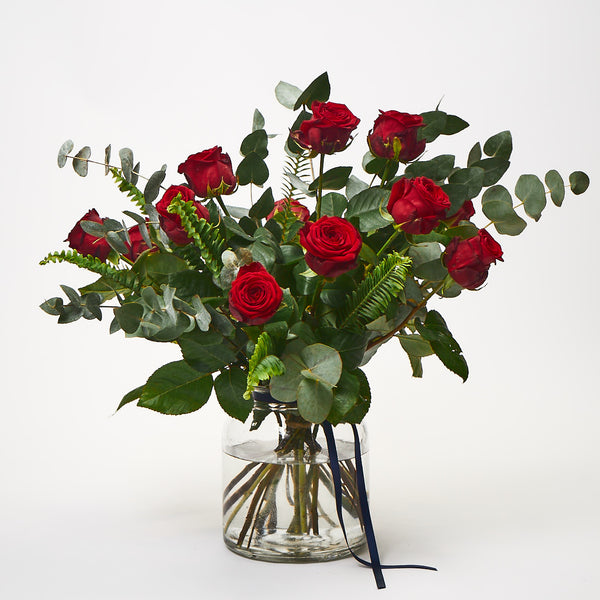 True Romance (Red roses / Eucalyptus / Ferns)