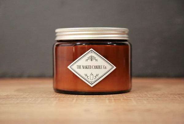 Naked Candle - Tobacco & Dark Honey (Tobacco leaf, leather, cacao and vanilla.)